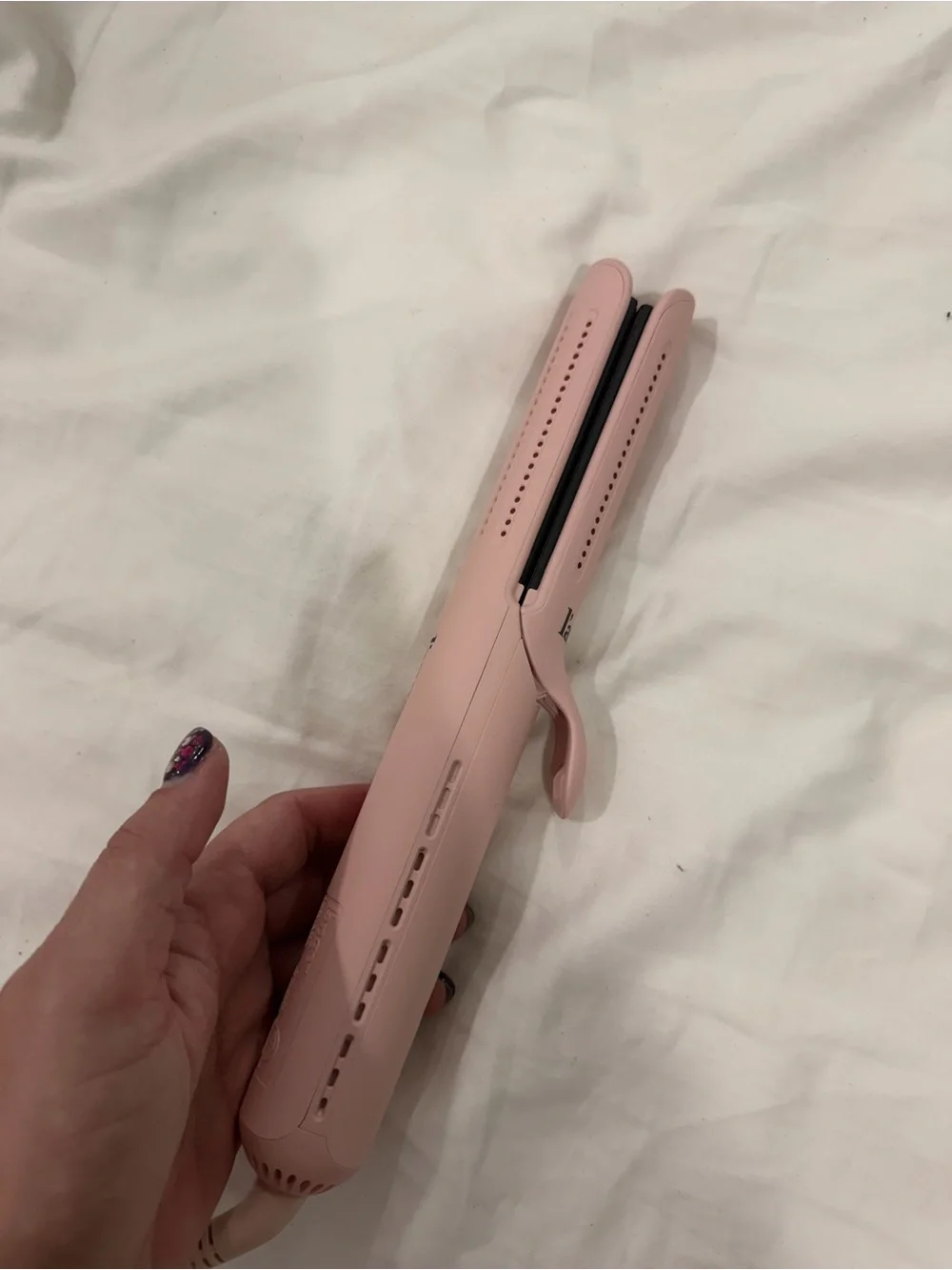 Lange Blush Pink Le Duo Flex 360 Airflow Titanium Straightener